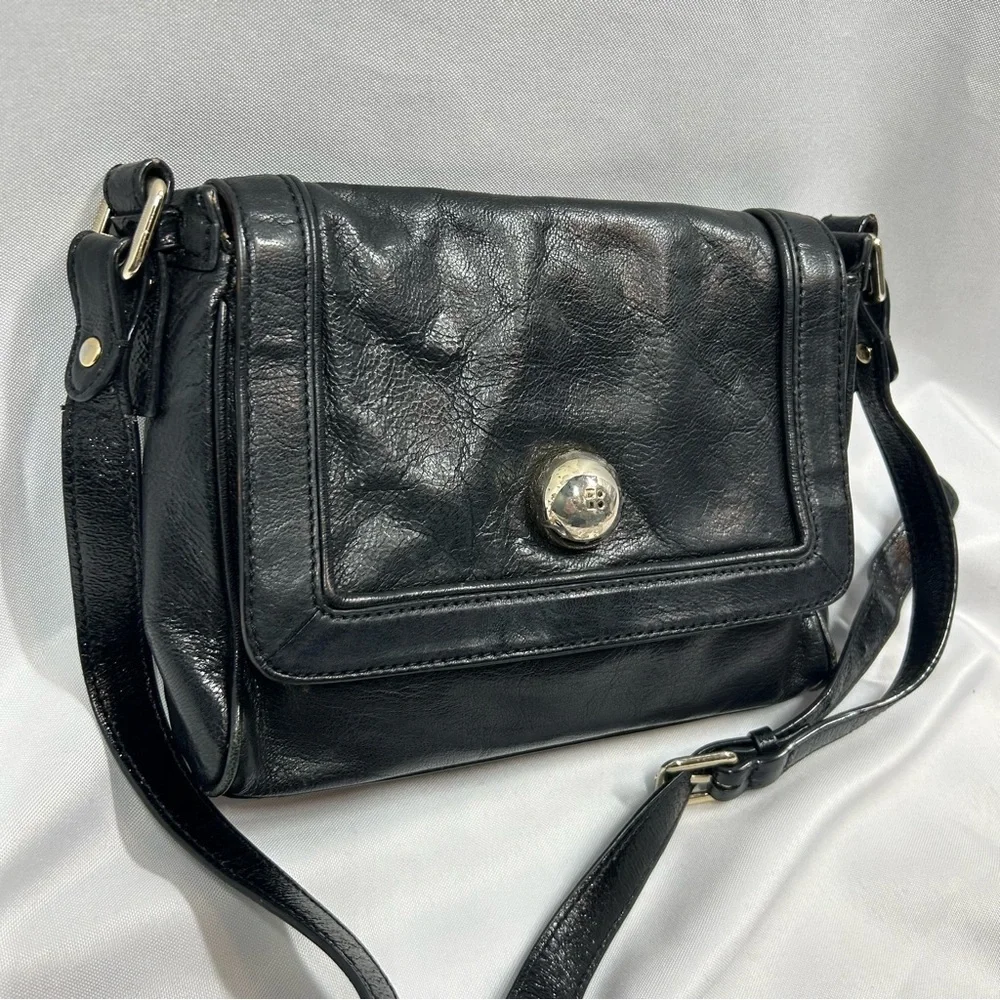 Kate Spade | Vintage Roland Park Kirk Crossbody Black Leather Purse Bag